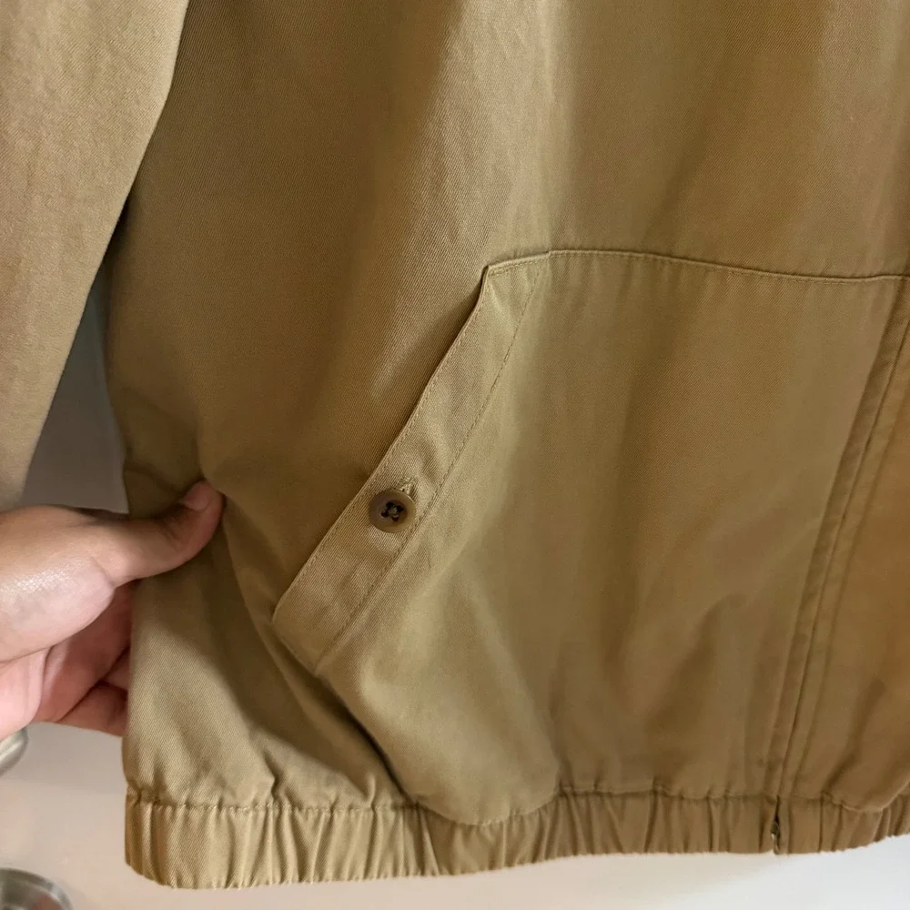 Vintage Polo Ralph Lauren Harrington Jacket, XL, Tan/Plaid